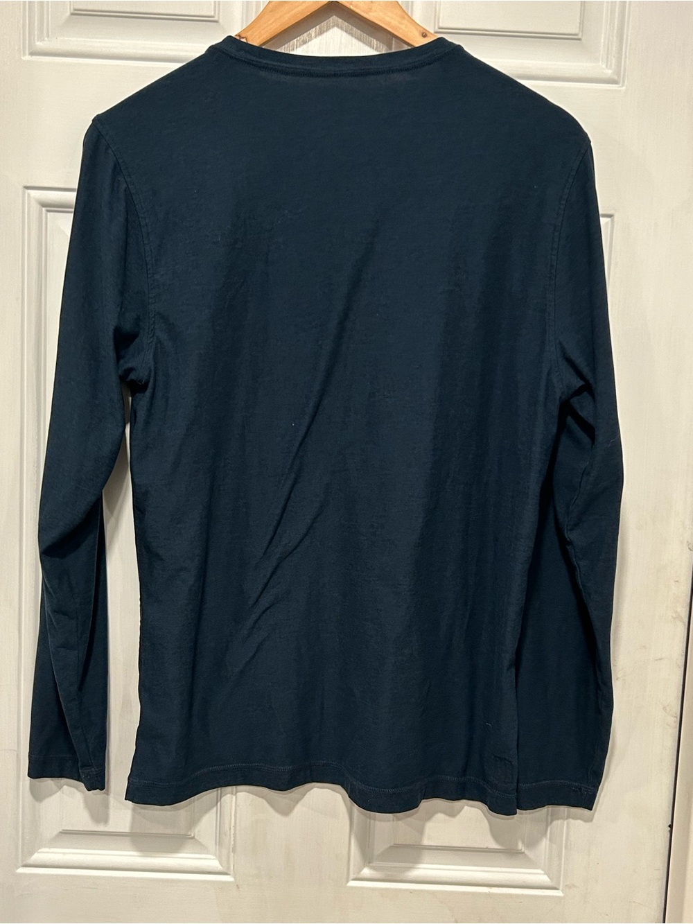 Vuori Men’s Long Sleeve Strato Tech Tee in Heather Navy Size Medium Style SV178 - Picture 5 of 8